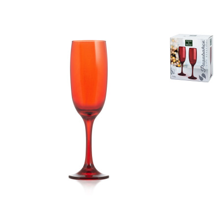 PASABAHCE 6 CALICI 21CL IMPERIAL ROSSO