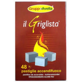 GRIGLISTA ACCENDIFUOCO TAVOLETTE 48 C.
