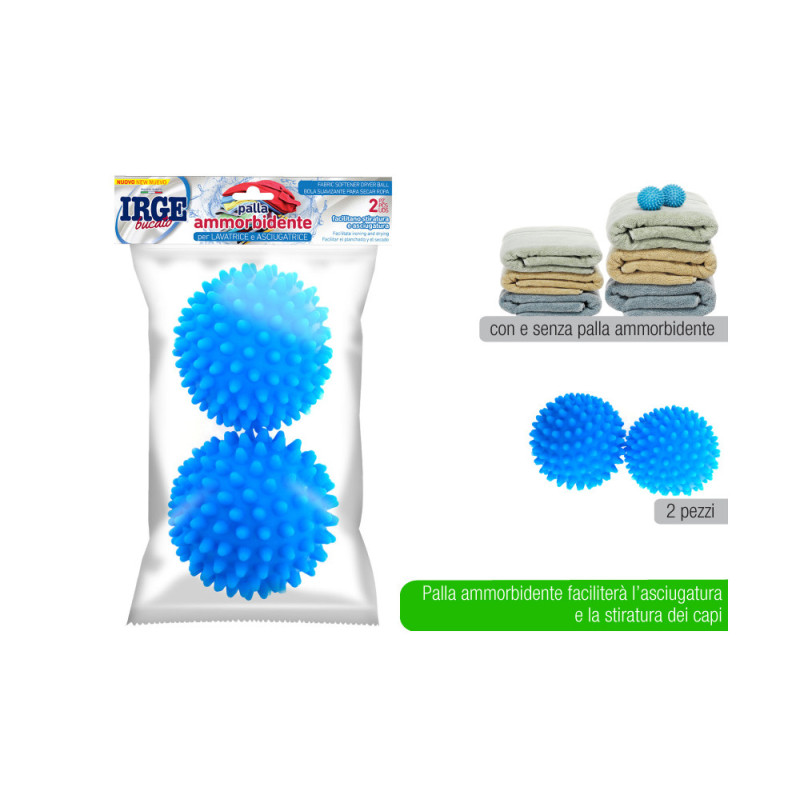 SET 2 PALLINE per lavatrice palla con punte Ammorbidente per i tessuti  Bucato EUR 7,90 - PicClick IT