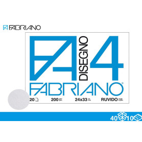 FABRIANO BLOCCO F4 20FF 24X33 RUVIDO